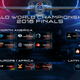 The 16 teams competing in the world championship.